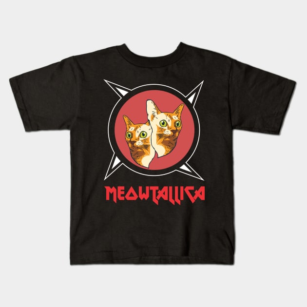 Meowtallica t shirt hotsell